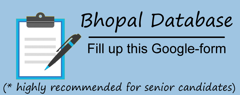 Candidate Database for Bhopal Jobs
